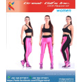 conjunto de legging de sujetador deportivo / leggings de gimnasio / ropa de gimnasia